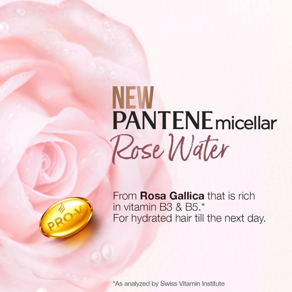 Micellar Detox and Hydrate With Rose Water Extract Scalp Shampoo (Protect Hair from Dryness and Dullness) 530ml