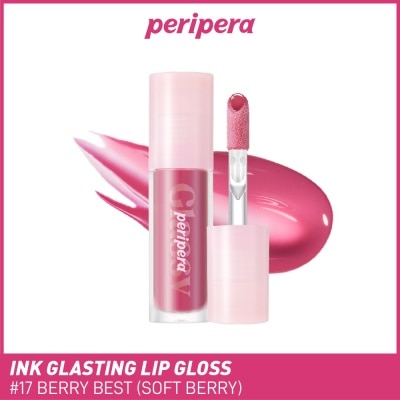 PERIPERA Ink Glasting Lip Gloss 17 Berry Best (Soft Berry) 1s