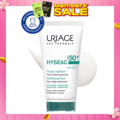 URIAGE Hyseac Mattifying Fluid SPF50+ (For Combination To Oily Skin) 50ml