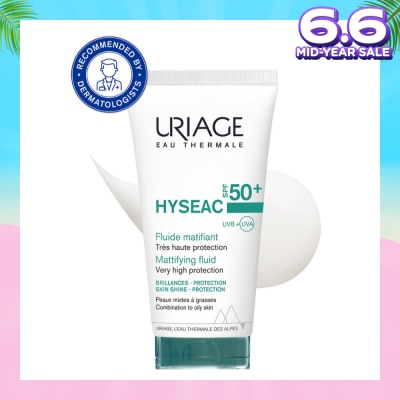 URIAGE Hyseac Mattifying Fluid SPF50+ (For Combination To Oily Skin) 50ml