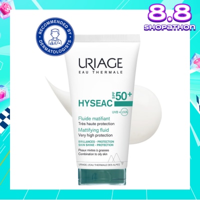 URIAGE Hyseac Mattifying Fluid SPF50+ (For Combination To Oily Skin) 50ml