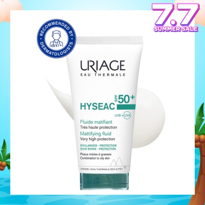 URIAGE Hyseac Mattifying Fluid SPF50+ (For Combination To Oily Skin) 50ml