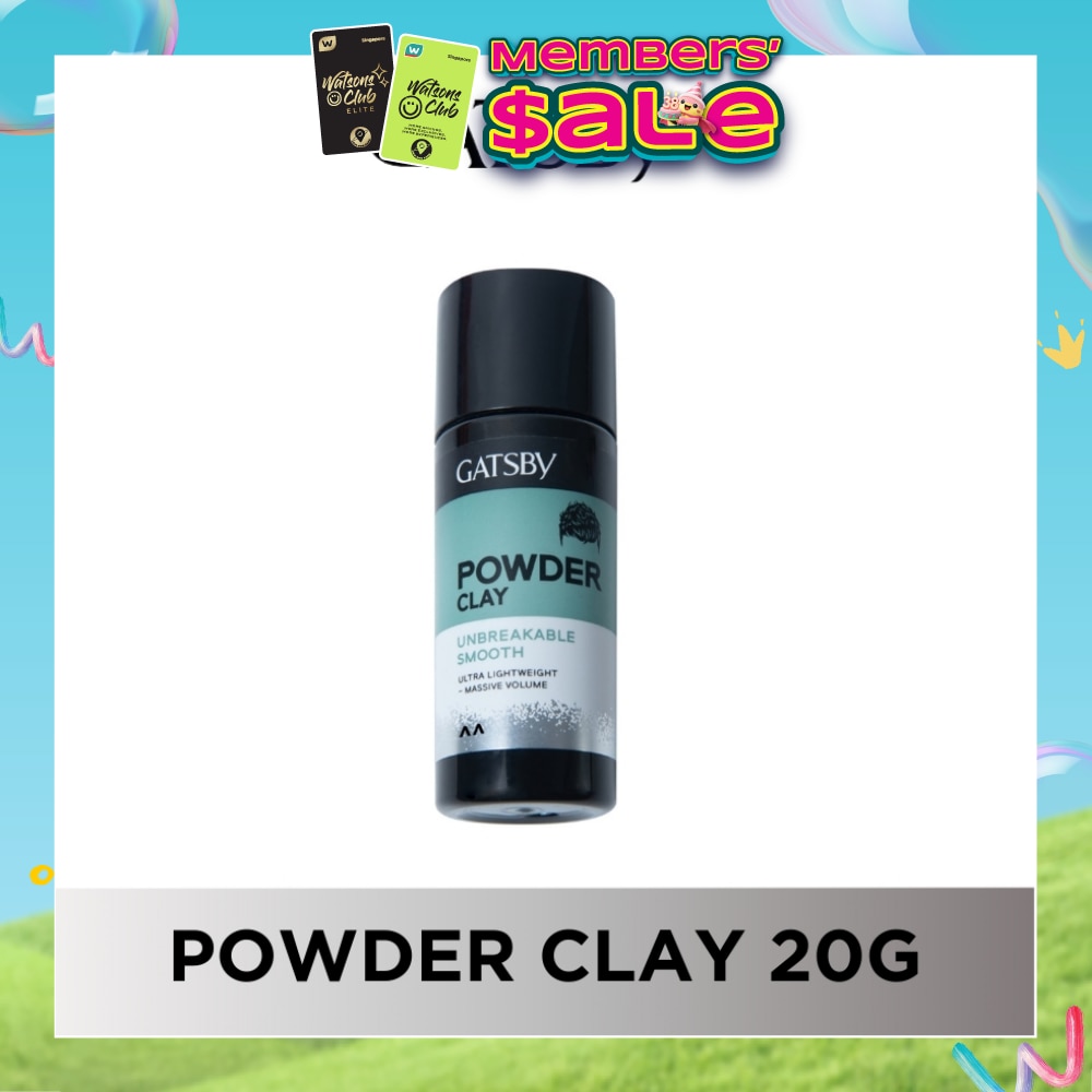 Powder Clay Unbreakable Smooth (Non-Sticky & Super Lightweight Formula) 20g