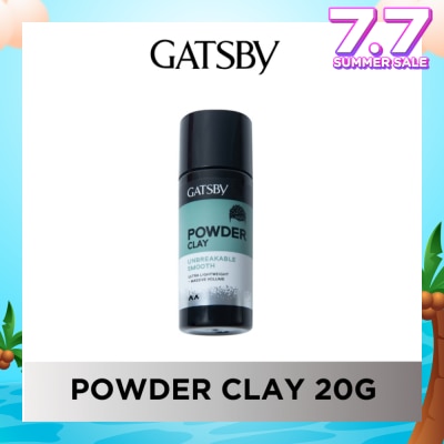 GATSBY Powder Clay Unbreakable Smooth (Non-Sticky & Super Lightweight Formula) 20g