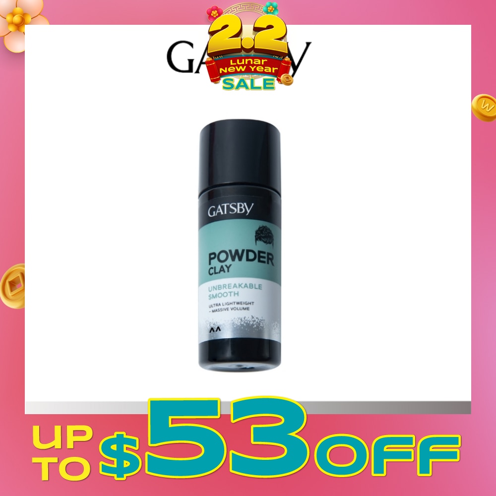 Powder Clay Unbreakable Smooth (Non-Sticky & Super Lightweight Formula) 20g