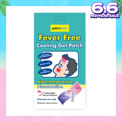 AIRFIT MEDI Discoloration Fever Free Cooling Gel Patch 4s
