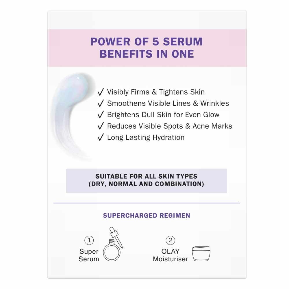 Super Serum (Firms, Smoothens, Evens Tone, Reduces Spots Appearance & Hydrates Skin) 30ml