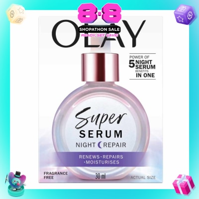 OLAY - Super Night Repair Serum (Anti-Aging & Brightening) 30ml