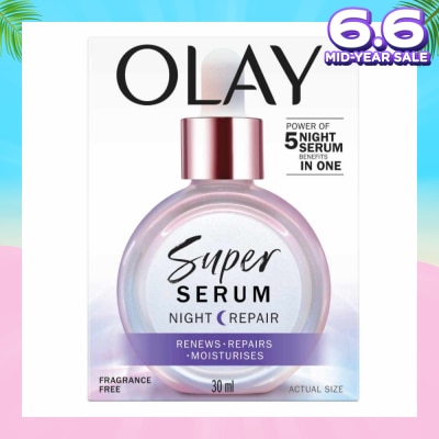 OLAY Super Night Repair Serum (Anti-Aging & Brightening) 30ml