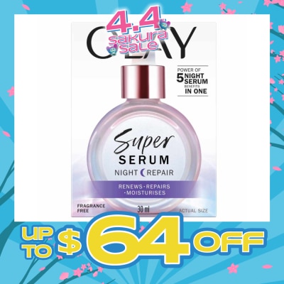 OLAY - Super Night Repair Serum (Anti-Aging & Brightening) 30ml