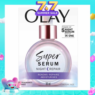 OLAY - Super Night Repair Serum (Anti-Aging & Brightening) 30ml