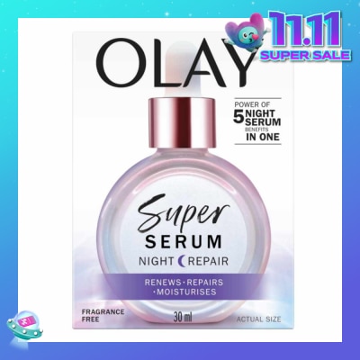 OLAY Super Night Repair Serum (Anti-Aging & Brightening) 30ml