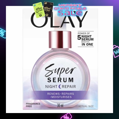OLAY Super Night Repair Serum (Anti-Aging & Brightening) 30ml