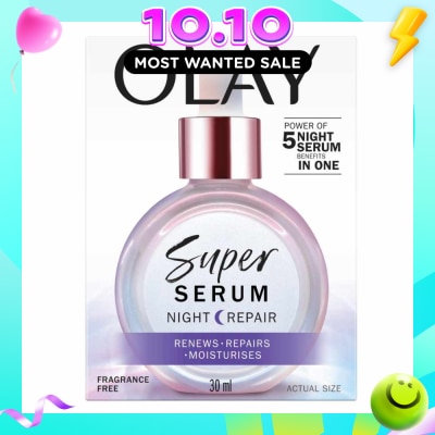 OLAY Super Night Repair Serum (Anti Aging & Brightening) 30ml image