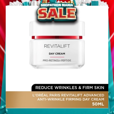 L'OREAL PARIS SKINCARE - Revitalift Advanced Anti-Wrinkle Firming Day Cream (Reduce Wrinkles & Firm Skin) 50ml
