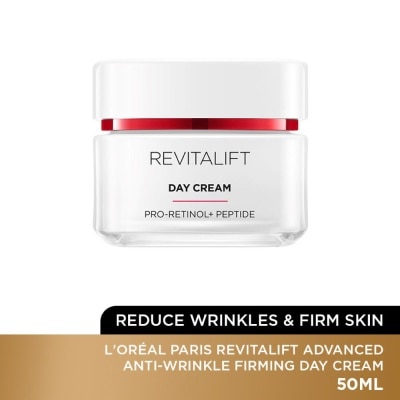 L'OREAL PARIS SKINCARE Revitalift Advanced Anti-Wrinkle Firming Day Cream (Reduce Wrinkles & Firm Skin) 50ml