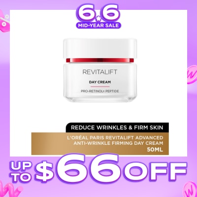 L'OREAL PARIS SKINCARE - Revitalift Advanced Anti-Wrinkle Firming Day Cream (Reduce Wrinkles & Firm Skin) 50ml