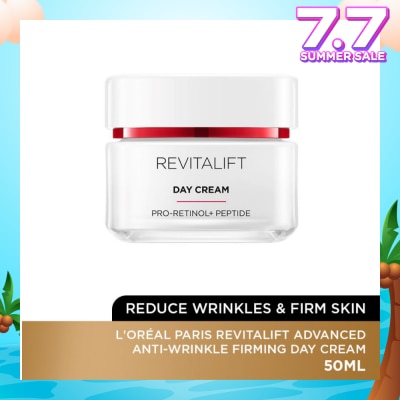L'OREAL PARIS SKINCARE Revitalift Advanced Anti-Wrinkle Firming Day Cream (Reduce Wrinkles & Firm Skin) 50ml