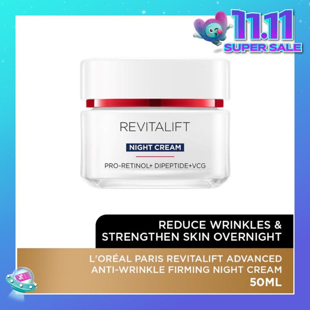 Revitalift Advanced Anti-Wrinkle Firming Night Cream (Reduce Wrinkles & Strengthen Skin Overnight) 50ml