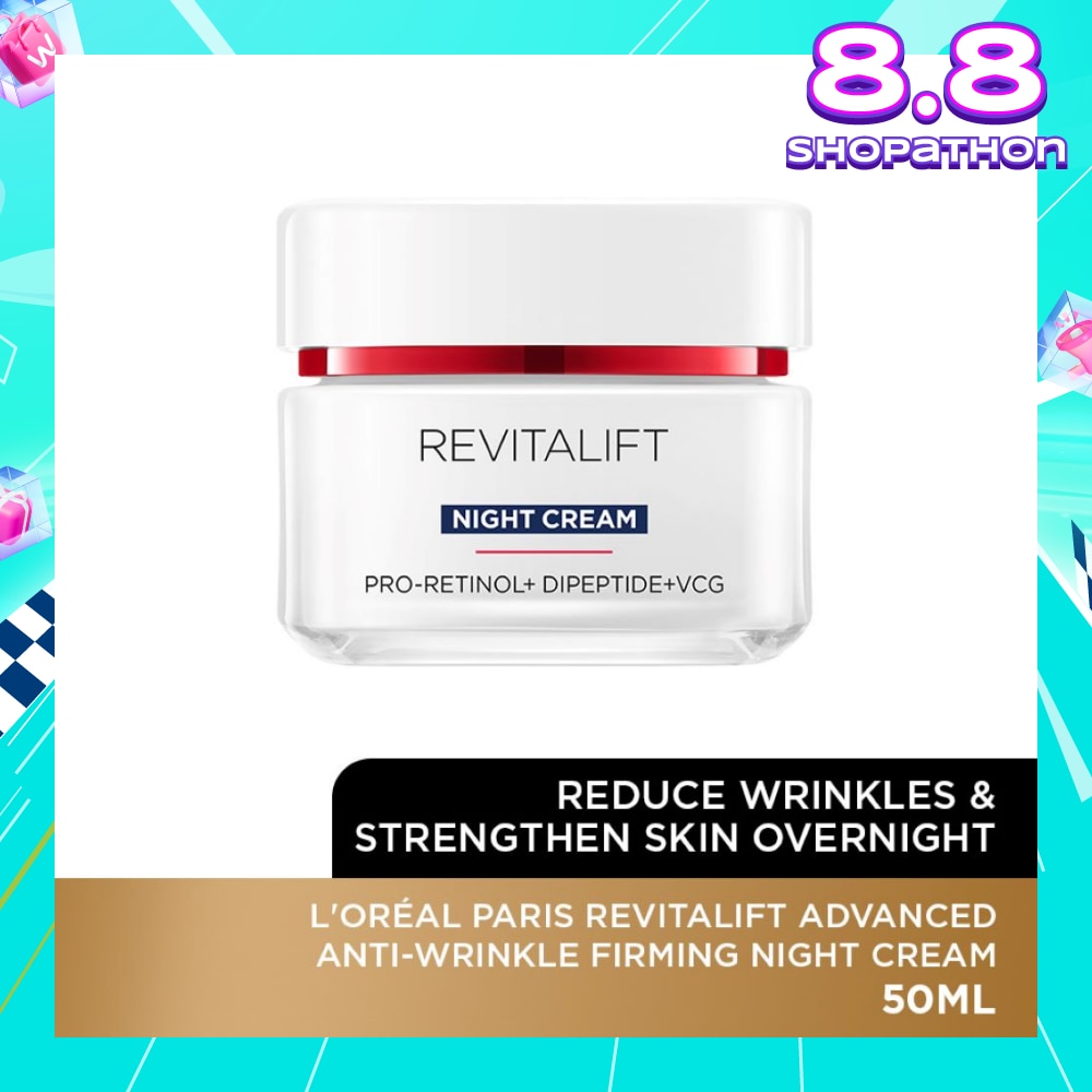Revitalift Advanced Anti-Wrinkle Firming Night Cream (Reduce Wrinkles & Strengthen Skin Overnight) 50ml