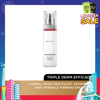 L'OREAL PARIS SKINCARE Revitalift Advanced Anti-Wrinkle Firming Emulsion (Triple Derm Efficacy) 50ml