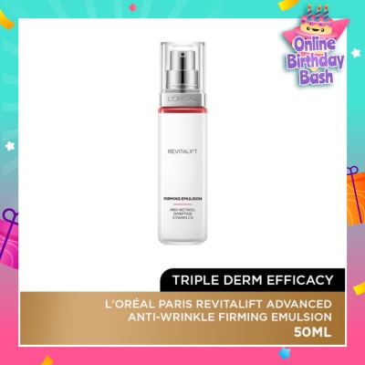 L'OREAL PARIS SKINCARE Revitalift Advanced Anti-Wrinkle Firming Emulsion (Triple Derm Efficacy) 50ml