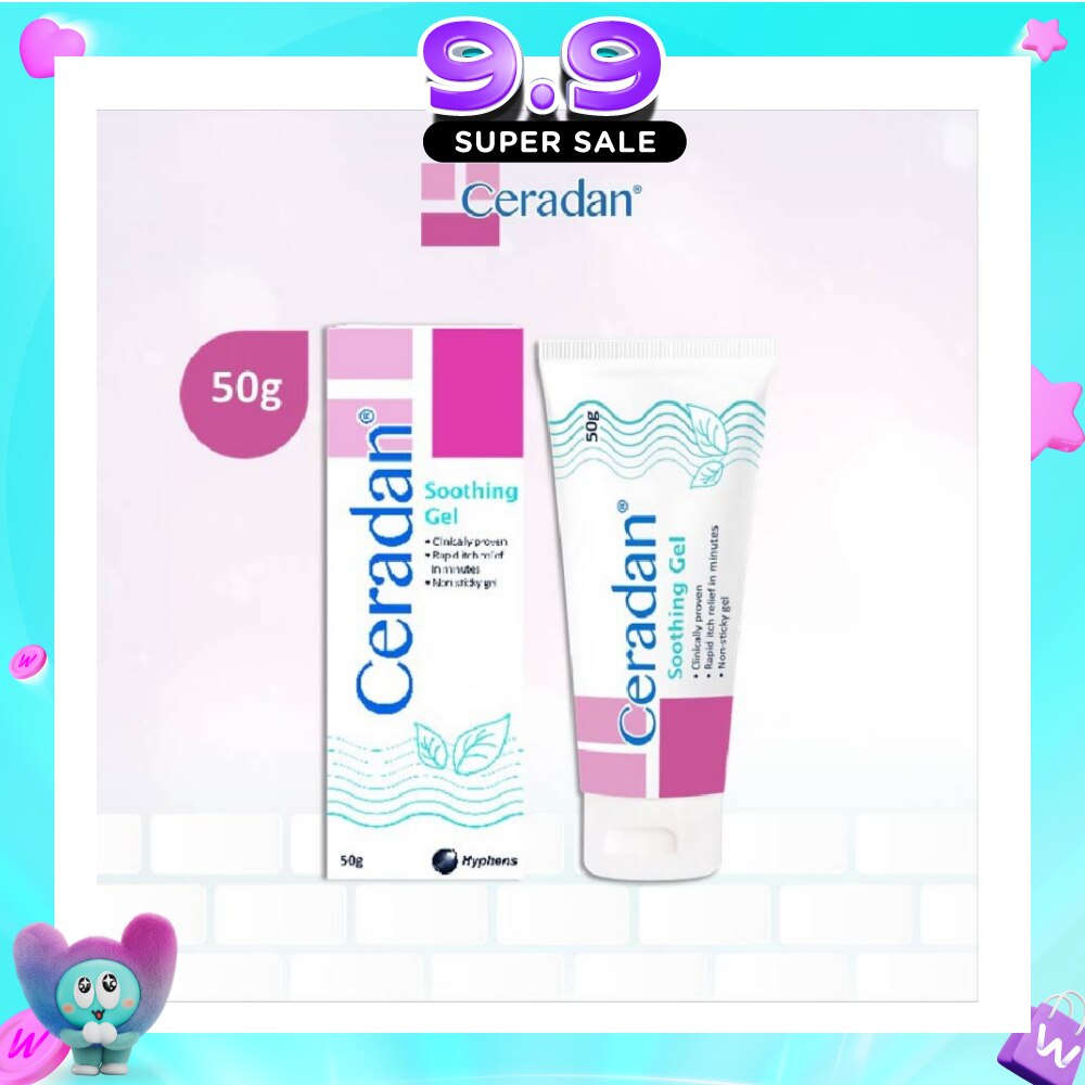 Soothing Gel (Rapid Itch Relief in 5 Mins + Menthol, Polidocanol + For Eczema-prone, Dry & Sensitive Skin) 50g image