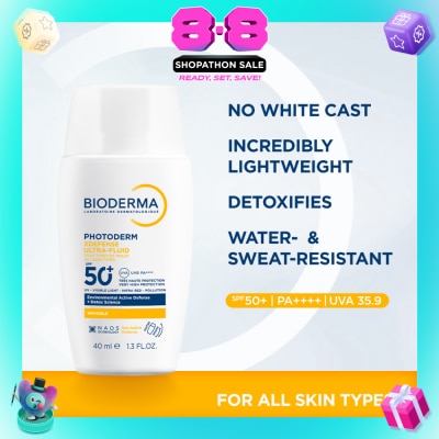 BIODERMA - Photoderm XDefense Ultra-Fluid Hydrating Detox Sunscreen SPF50+ PA++++ 40ml