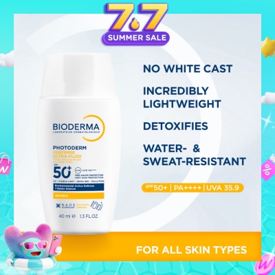 BIODERMA - Photoderm XDefense Ultra-Fluid Hydrating Detox Sunscreen SPF50+ PA++++ 40ml