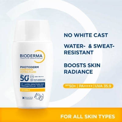 BIODERMA - Photoderm XDefense Ultra-Fluid Hydrating Detox Sunscreen SPF50+ PA++++ 40ml