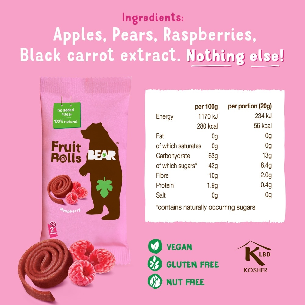 Raspberry Fruit Rolls 5s (Expiry: Aug`2026)