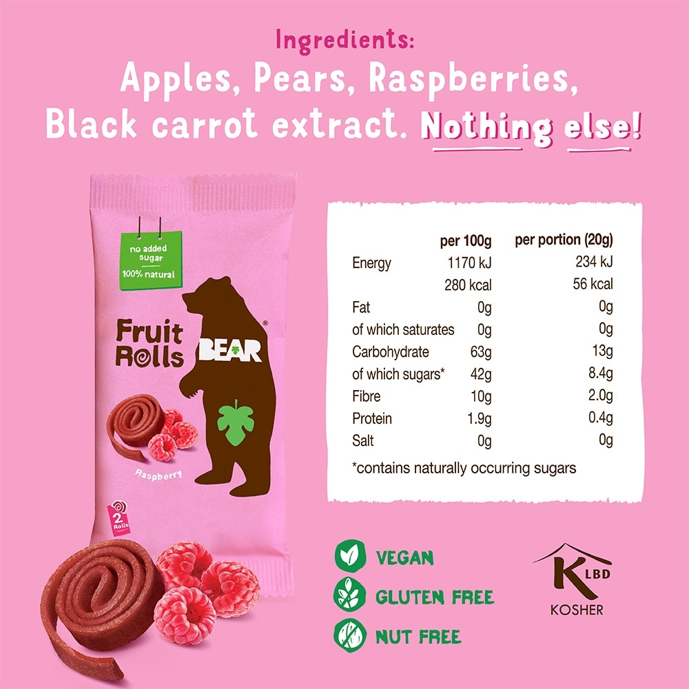 Raspberry Fruit Rolls 5s (Expiry: Aug`2026)