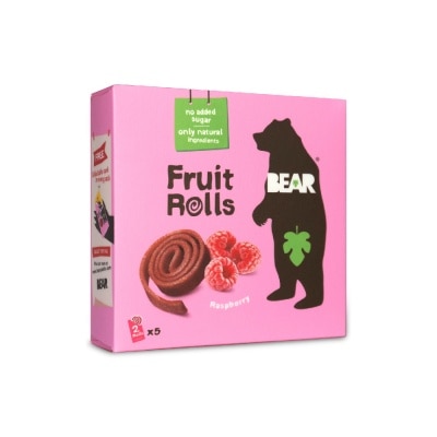 BEAR FRUITS Raspberry Fruit Rolls 5s (Expiry: Aug`2026)
