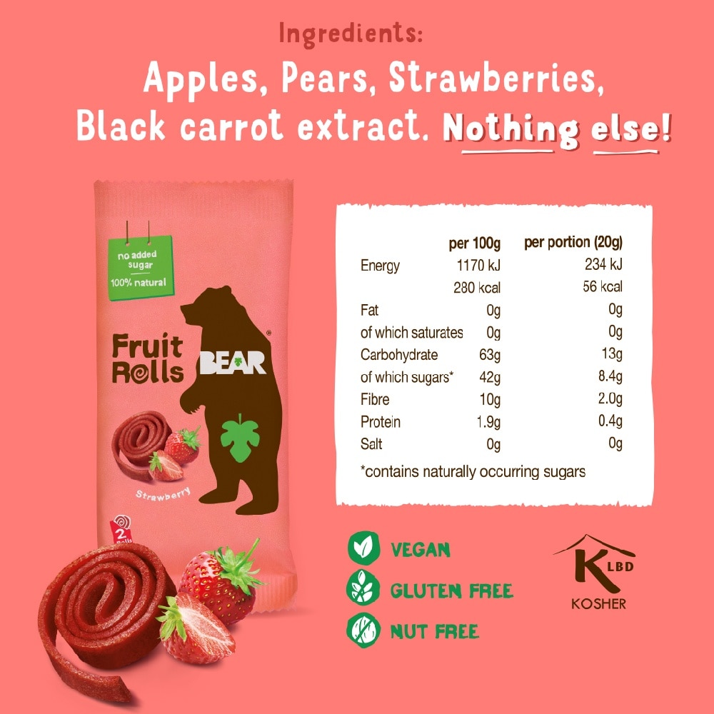 Strawberry Fruit Rolls 5s (Expiry: Aug`2026)