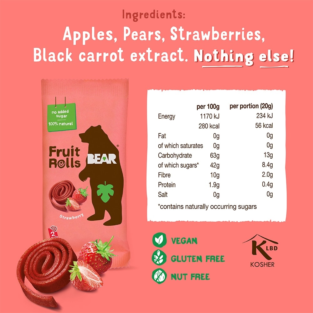 Strawberry Fruit Rolls 5s (Expiry: Aug`2026)