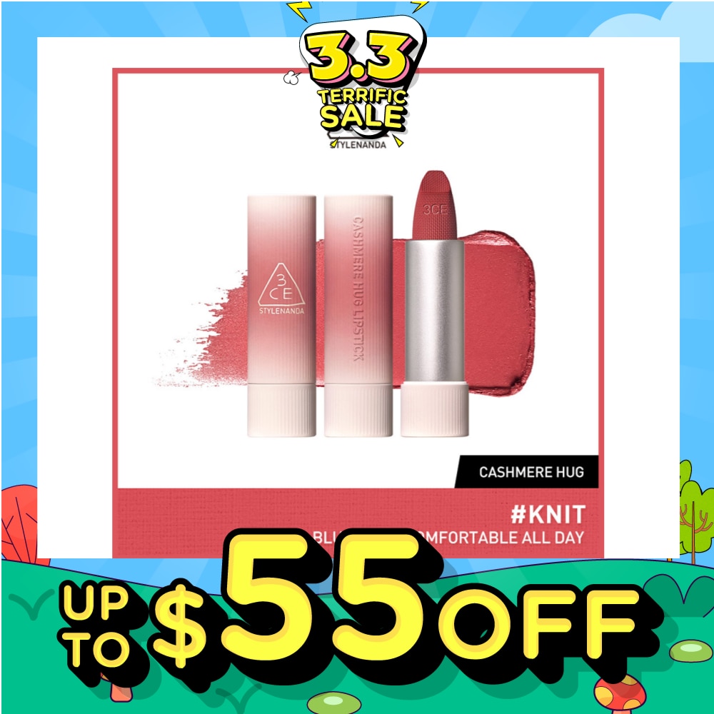 3CE Cashmere Hug Lipstick 07 Knit 1s