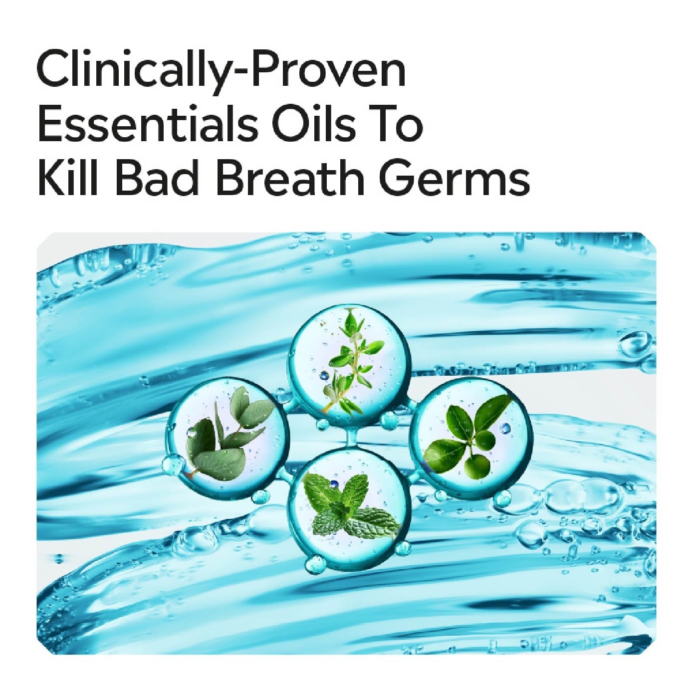 Mouthwash Cool Mint With 4 Essential Oils Bundle Set 1s image