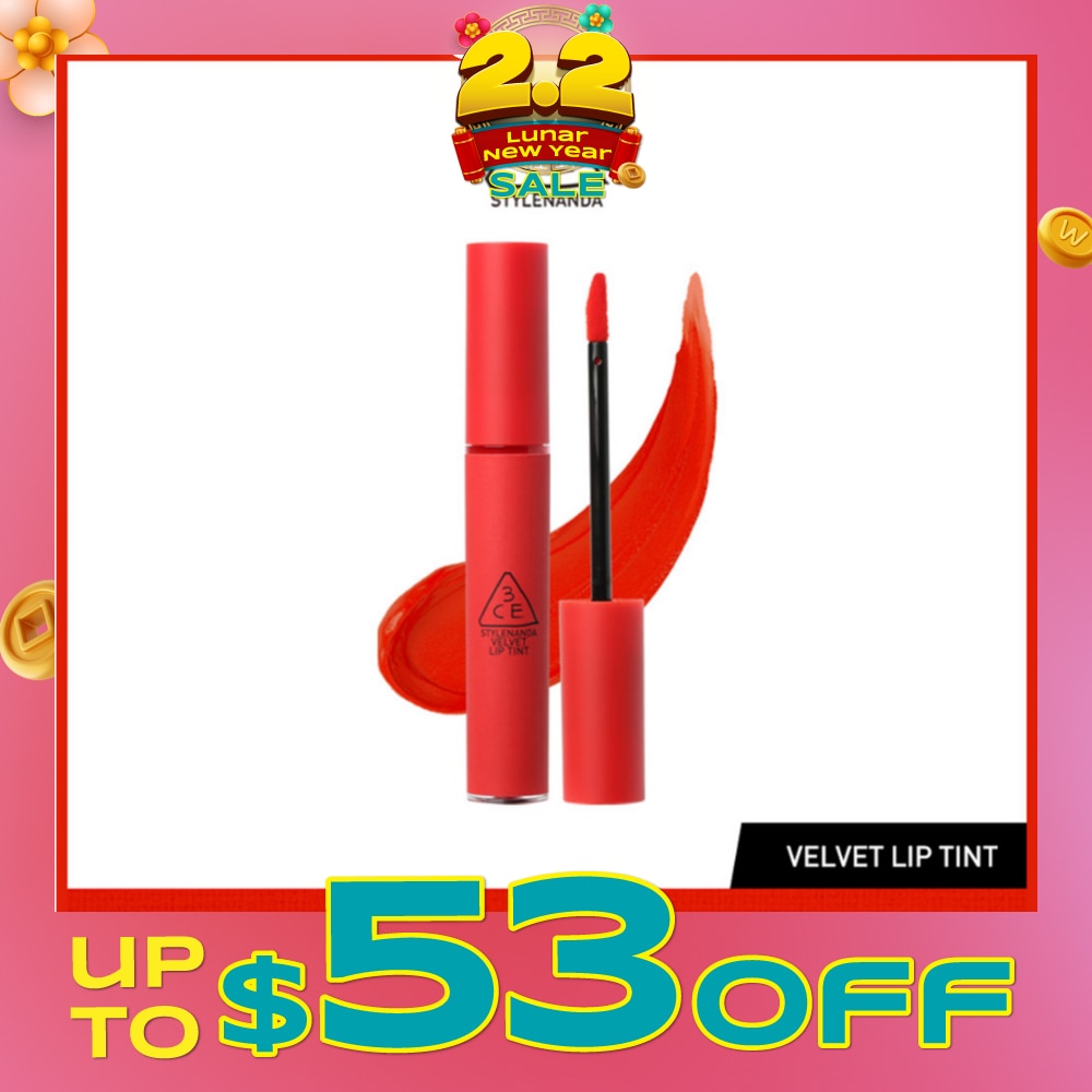 3CE Velvet Lip Tint #Childlike (Soft & Velvety Matte Lips) 28g (Expiry: Oct`2026)