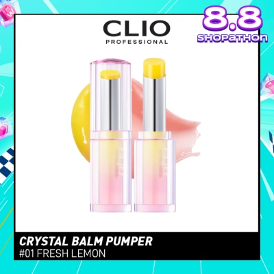 CLIO Crystal Balm Pumper 01 Fresh Lemon 1s