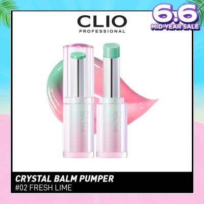 CLIO Crystal Balm Pumper 02 Fresh Lime 1s