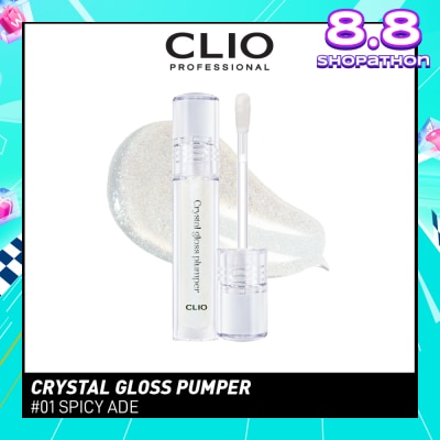 CLIO Crystal Gloss Plumper 01 Spicy Ade 1s