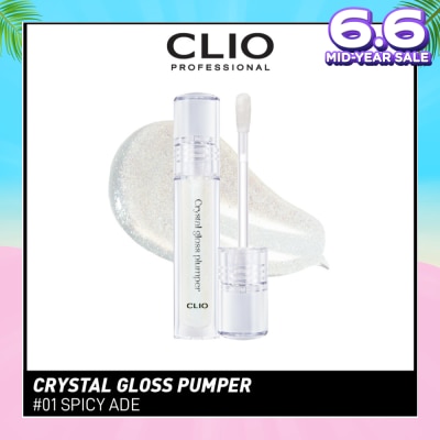 CLIO Crystal Gloss Plumper 01 Spicy Ade 1s