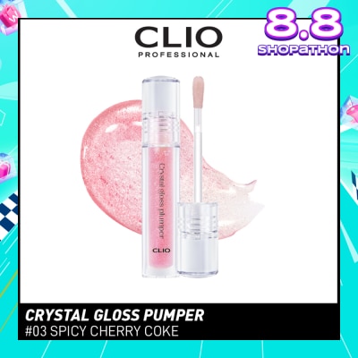CLIO Crystal Gloss Plumper 03 Spicy Cherry Coke 1s
