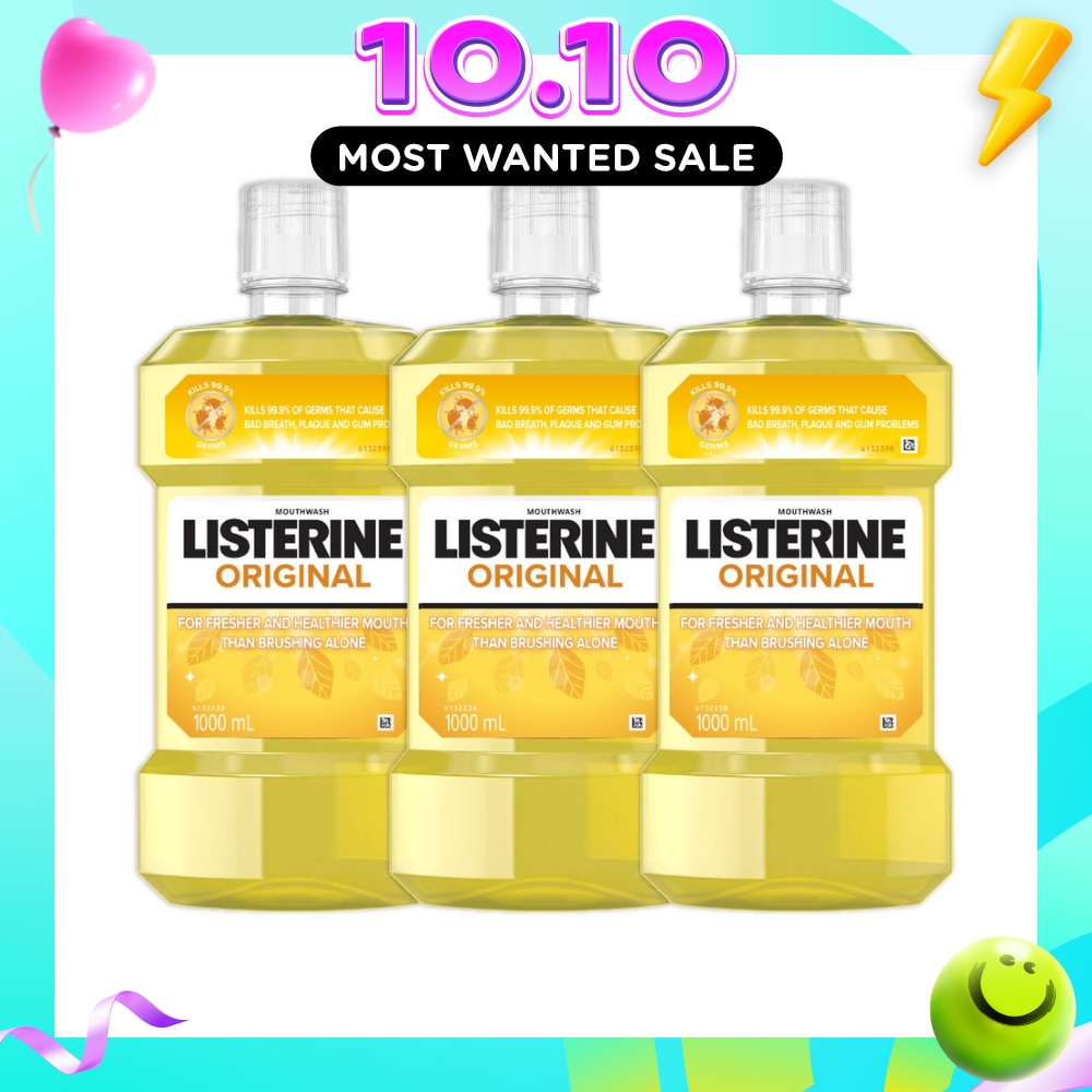 Original Antiseptic Mouthwash Bundle Set 1s image