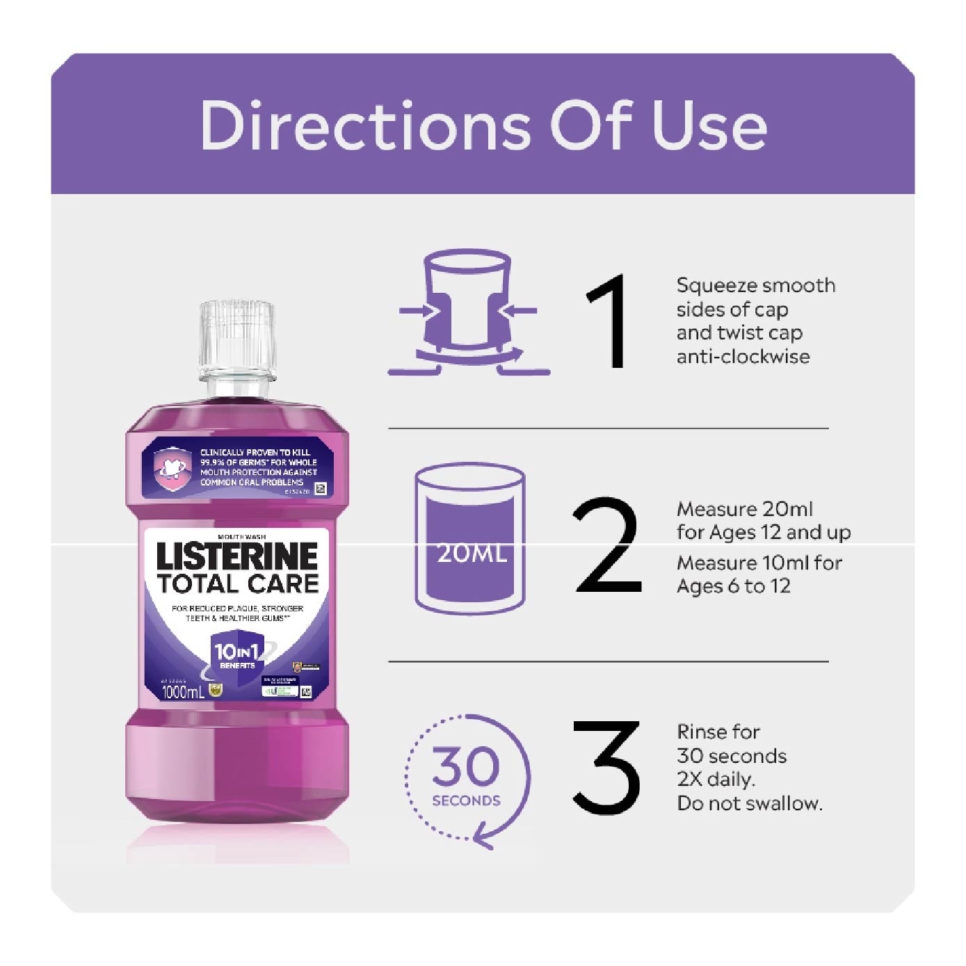 Total Care Mouthwash Bundle Set 1s image