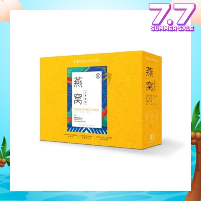 KINOHIMITSU Imperial Ginseng Bird's Nest Gift Set 75g (American Ginseng + Chinese Ginseng + Korean Red Ginseng) 6s