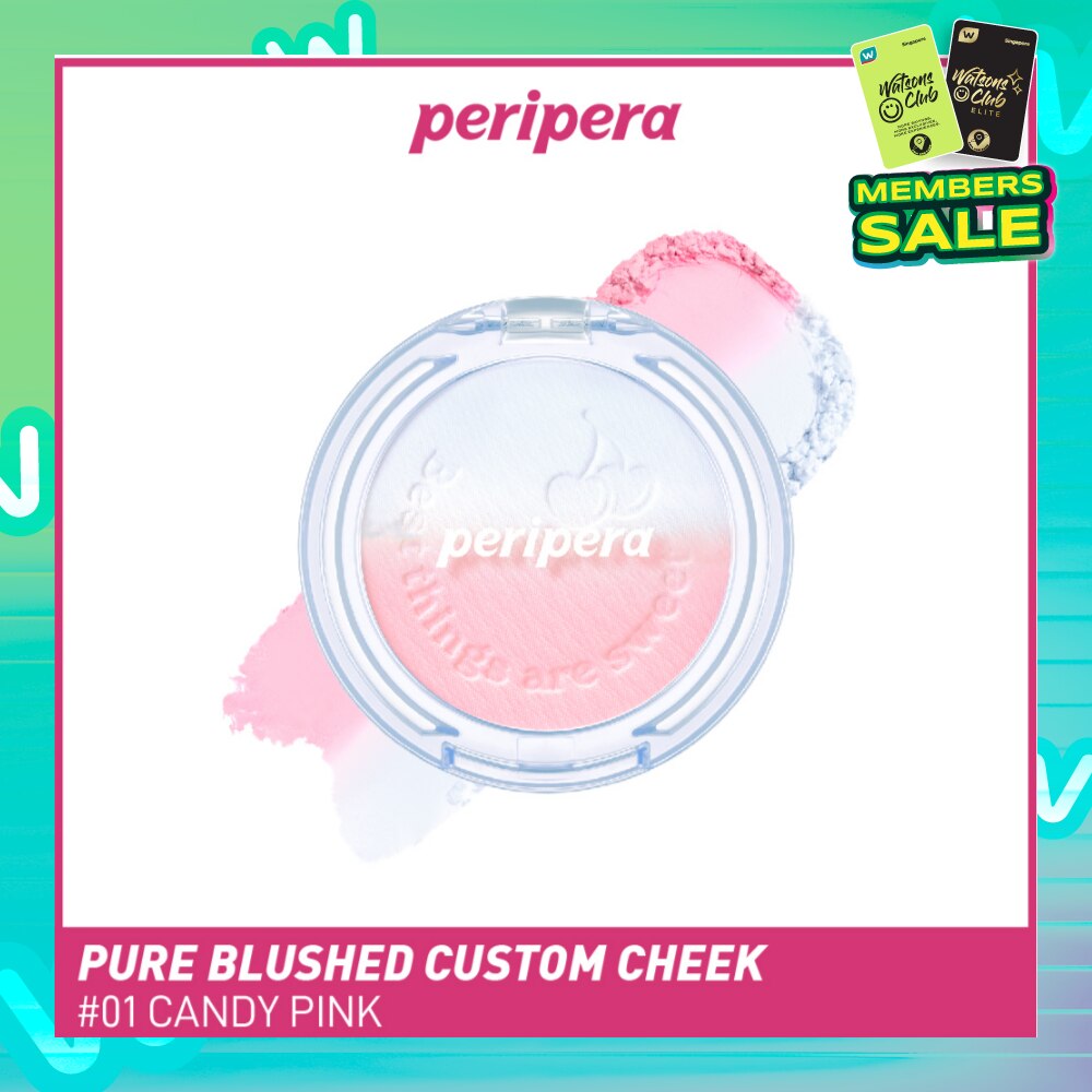 Pure Blushed Custom Cheek 001 Candy Pink (Soda Cafe) 4.2g