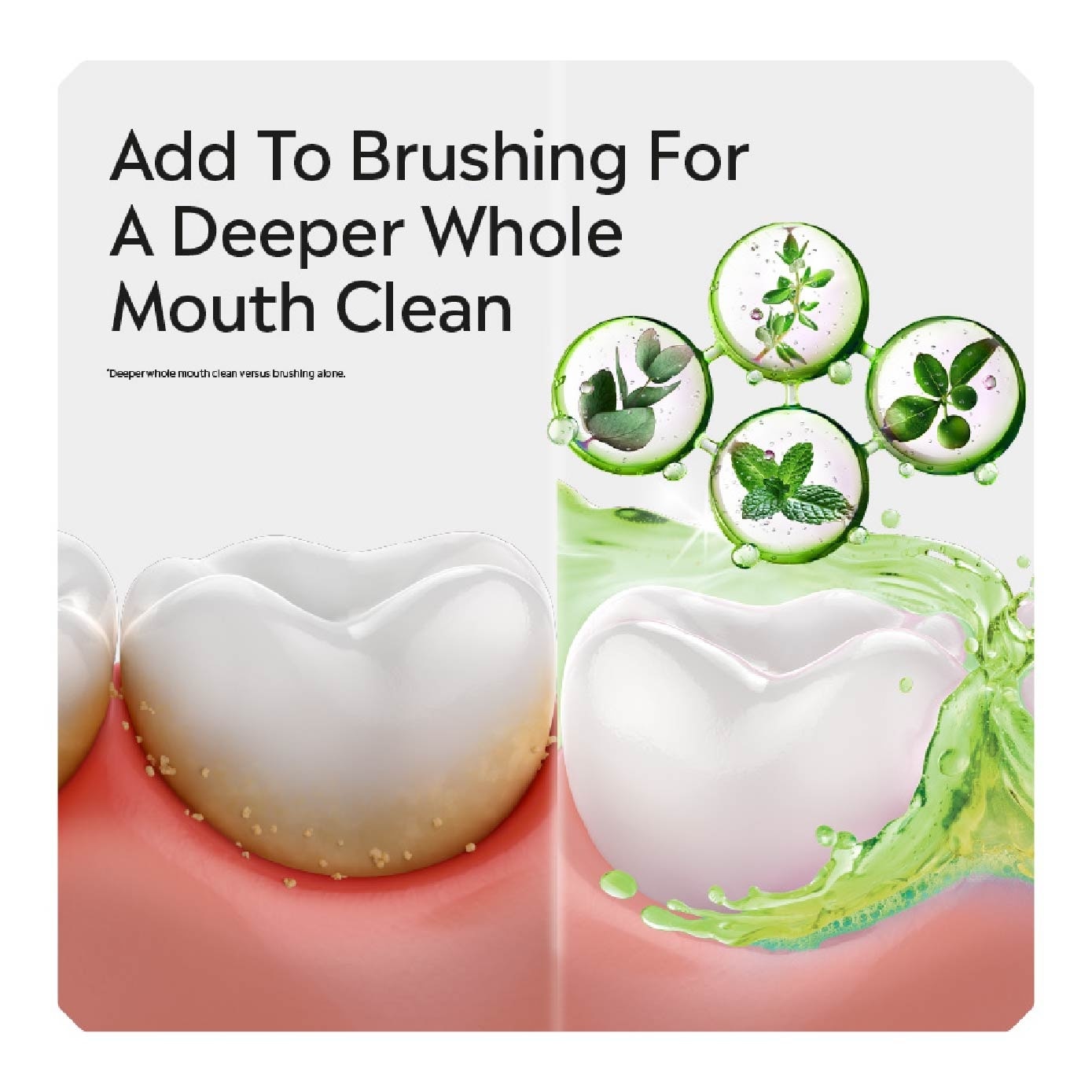 Natural Green Tea Zero Alcohol Mouthwash Bundle Set 1s image
