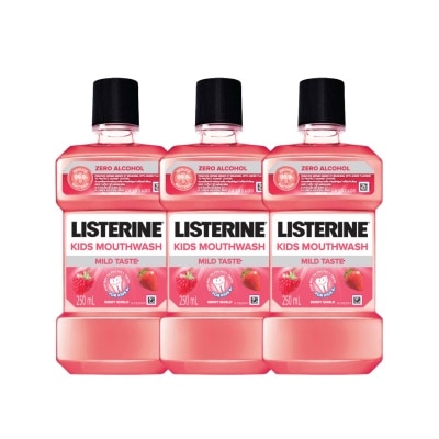 LISTERINE - Kids Mouthwash With Berry Shield Zero Alcohol Bundle Set 1s image