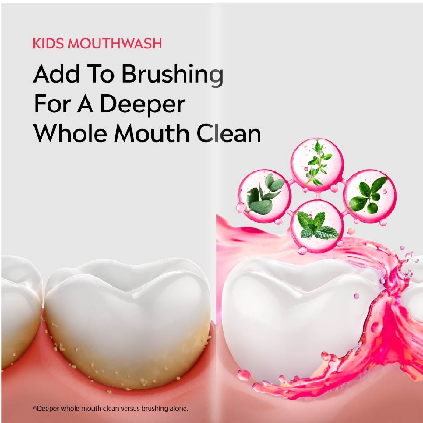 Kids Mouthwash With Berry Shield Zero Alcohol Bundle Set 1s image
